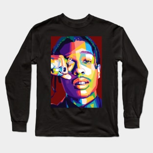 Rappers Pop Art Long Sleeve T-Shirt